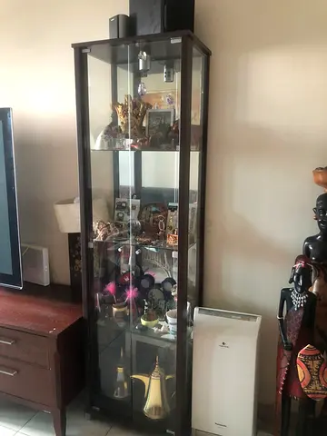 Elegant Lighted Display Cabinet - 2pieces