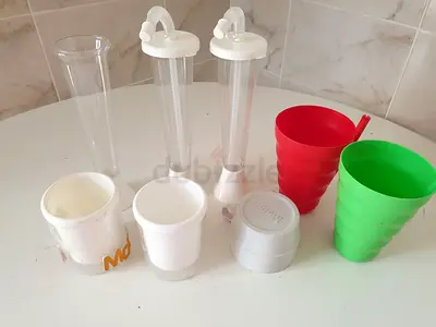 Baby white cups all 5dhs