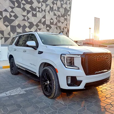 2021 GMC YUKON DENALI, 4X4, WHITE ON BLACK 4588
