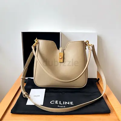 Celine Camille 16 Soft Small Bag in Smoked Brown Calfskin