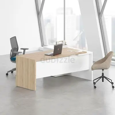 Contemporary L Shape Executive Desk Dubai | Modern Office Desk