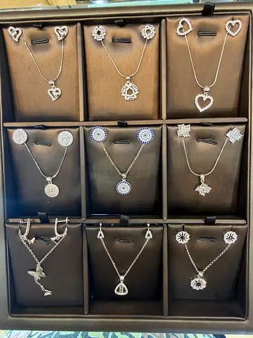 Elegant Silver  Assorted Necklaces and Pendants this Valentine
