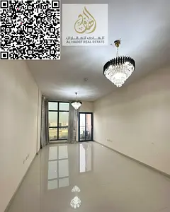 Two-bedroom apartment for sale in Al Nuaimiya Tower C. Features include: two master bedrooms, a spac