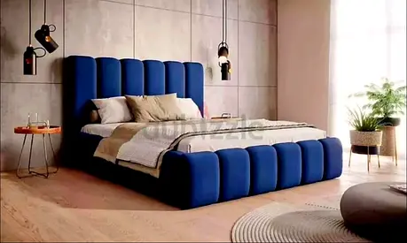 Soft Valvet Bed For Sale With Deep Cushion Comfort