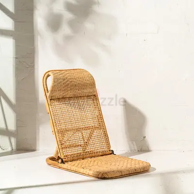 Elegant Adjustable Rattan Pool Lounge Chair