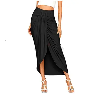 Elegant Black Maxi Skirt for Stylish Occasions
