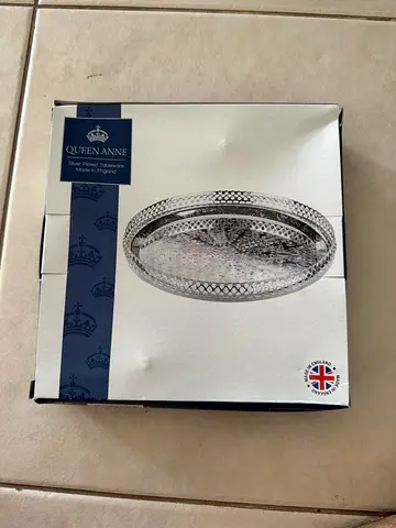 Queen Anne Silver Plated Tray