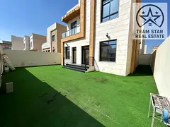 Luxury villa for sale in Al Zahya Area – Ajman, Including water, electricity, and centralized air 