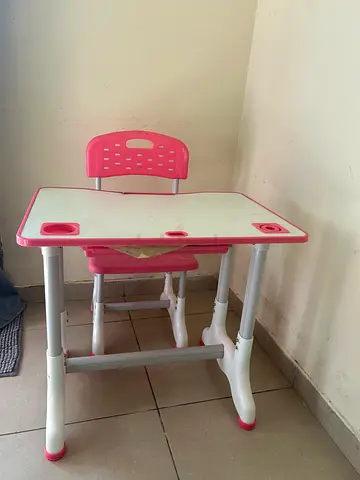 Kids Activity Table and Chair Set in Pink