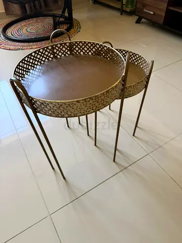Elegant Metal Nesting Tables