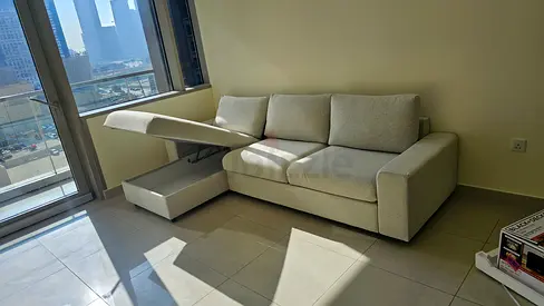 Ikea vimle L shape sofa bed with mattress