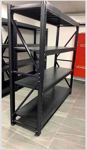 Sturdy Metal Shelf Unit for Storage