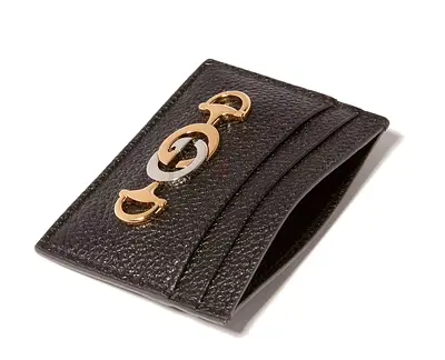 Zumi Grainy Leather Card Case. Pre-Owned.