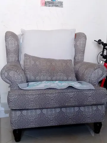 Comfortable Armchair with Decorative Cushions