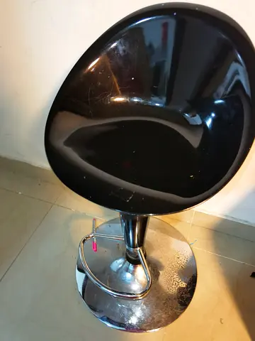 Stylish Black Swivel Bar Stool