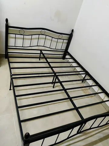 Queen Black Metal Bed Frame for Sale