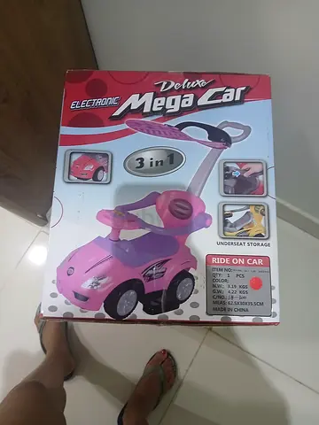 Toy push on car