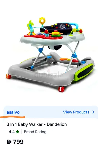 3 In 1 Baby Walker - Dandelion