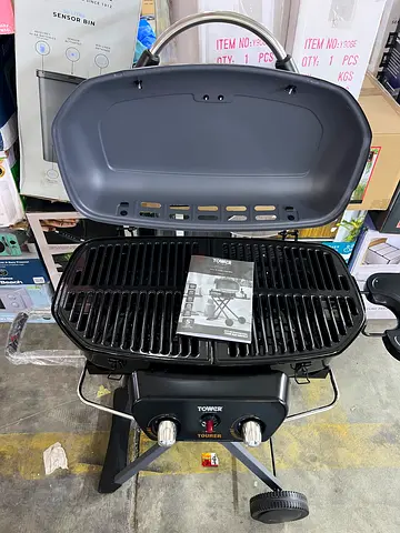 Tower Tourer Two Burner Gas BBQ