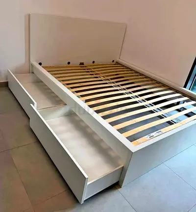 Ikea Malm Queen size bed with mattress available in perfect condition