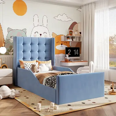 Comfortable Blue Kids Bed for Sale in Dubai