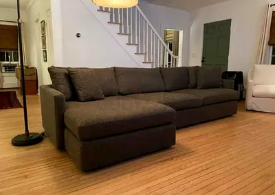 Cratebarrel lounge deep sofa