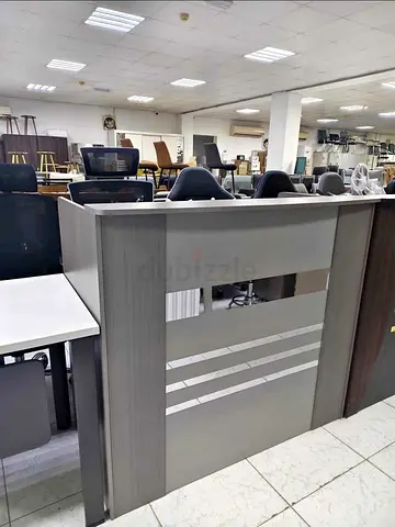 Sleek Office Reception Desk