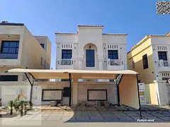 Villa for sale in Ajman | Al Amrah area | 6 rooms, majlis, 2 halls and roof | Freehold ownership for