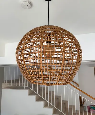 Rattan Pendant Lamp for a Cozy Atmosphere
