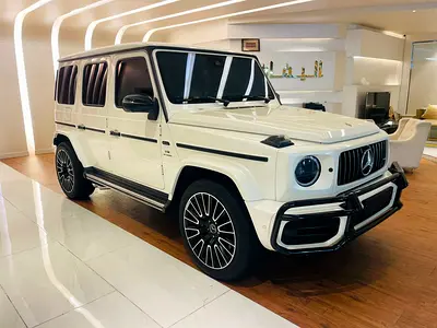 Mercedes G 63 AMG model 2020 night package original paint with full service history inside red