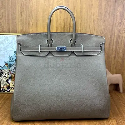 Hermes Birkin HAC 50 in Taupe Clemence Leather