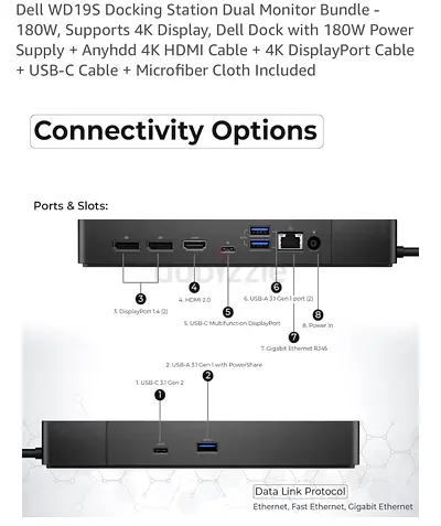 Dell Docking station and adaptor