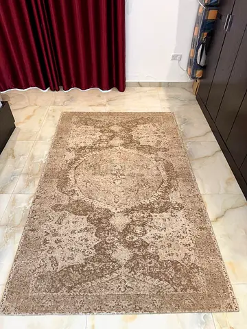 Handwoven 100% Wool Rug 152×244 cm – Woolmark Certified | Excellent Condition