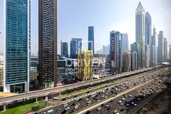 Two Offices at 140 AED per sqft with SZR view