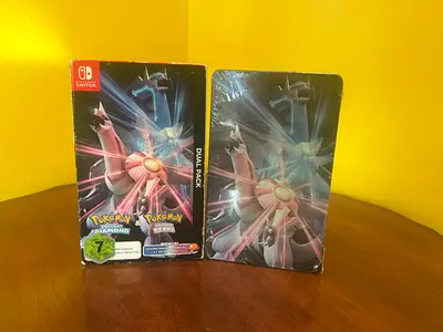 Sealed Pokémon Brilliant Diamond  Shining Pearl Dual Pack with steel book for Nintendo Switch
