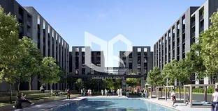 Apartment for sale in Al-Jada, excellent pool view, suitable for living and investment.