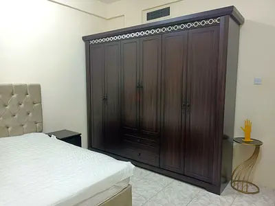 Elegant Wardrobe with Intricate Design