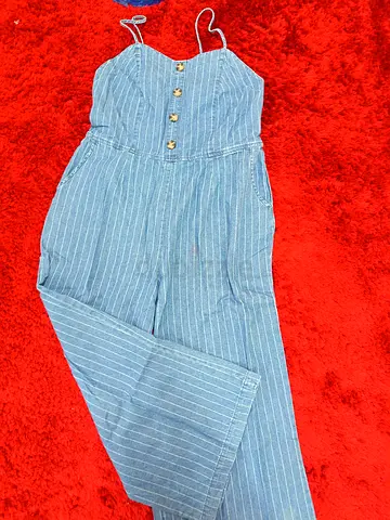 Casual Striped Jumpsuit