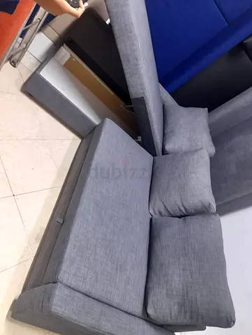 Modern Grey Sofa with Storage