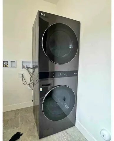 LG latest version laundry washer dryer set