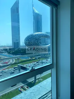FURNISHED OFFICE WITH DUBAI MUSEUM VIEW