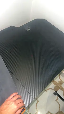 Gaming Desk carbon fiber 140 cm x 66 cm with Pad (Full Cover)