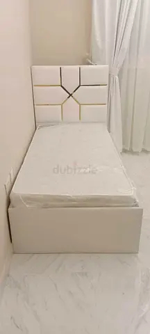 Modern Single Bed with mattress 90x190 cm
