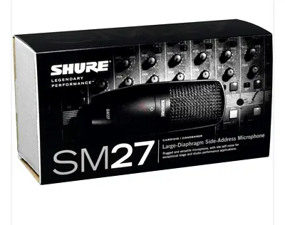 Shure cardioid condenser sm27