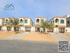 Luxury villa for rent in Ajman, Al Helio 2, super deluxe finishing 🔥🔥 The villa is in an excel