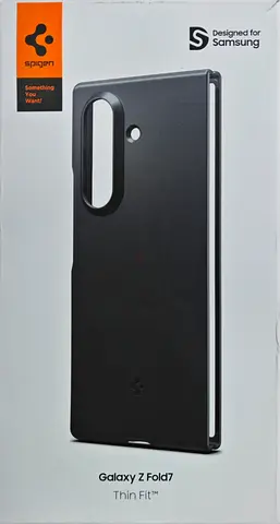 Spigen Air Skin for Samsung Galaxy Z Fold 7 Aramid Fiber case cover (2025) - Black Brand New Never