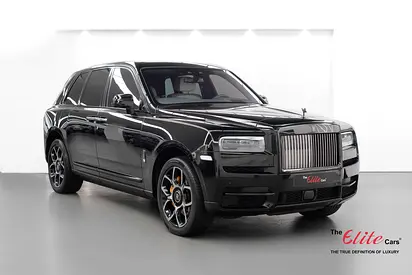 2023 ROLLS ROYCE CULLINAN BLACK BADGE / DEALER WARRANTY AND SERVICE / PICNIC SEAT