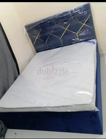 Double Size  bed with Mattress for Sale 120X190 CM
