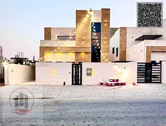 Villa for sale in Ajman, Al Helio area, including registration fees. 4 master bedrooms, majlis, livi
