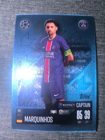 Topps match attax Rare blue Marqhinos